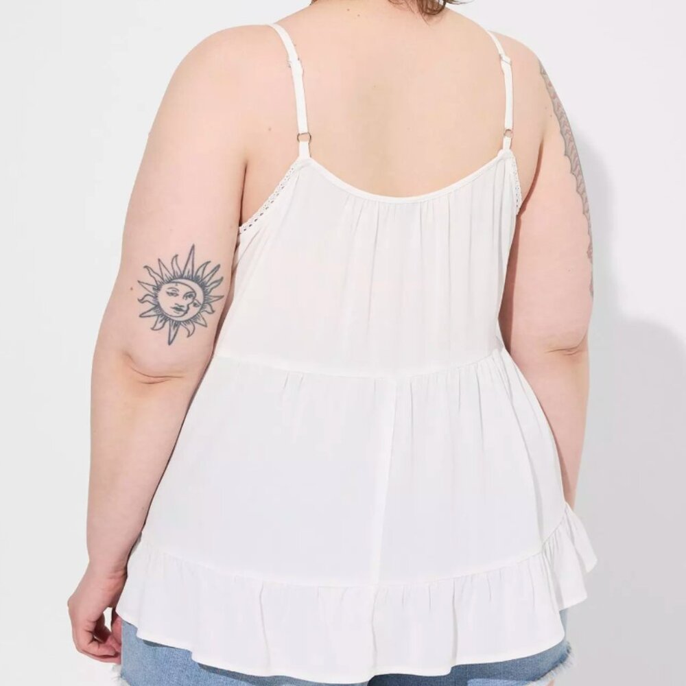 GUC Torrid Challis Embroidered Cami - Picture 2 of 4